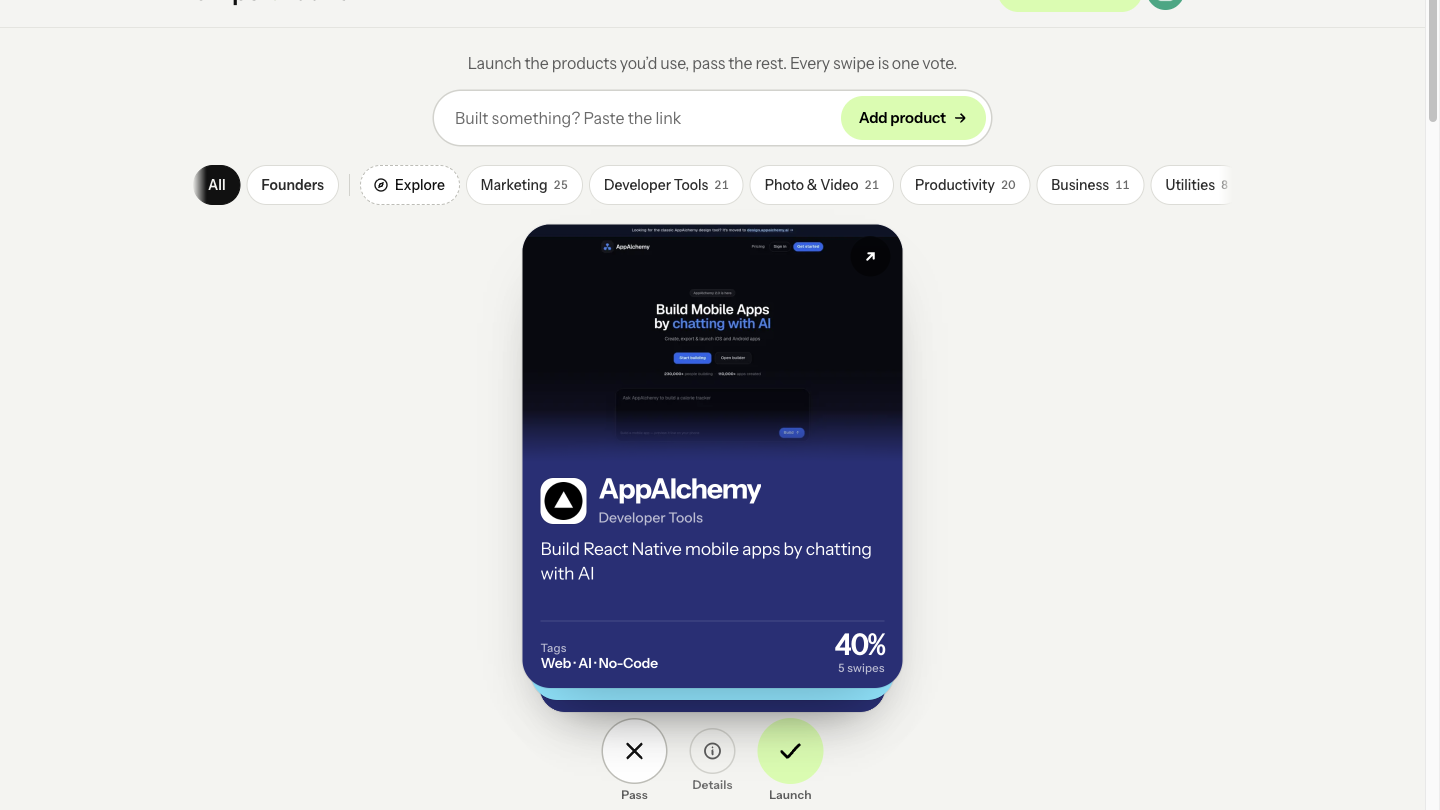 SwipeToLaunch - Product Image